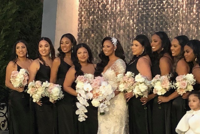 Bride and Bridesmaids