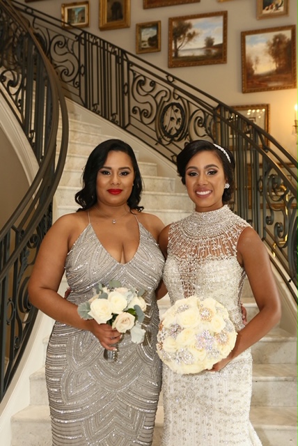 Bride and Bridesmaid